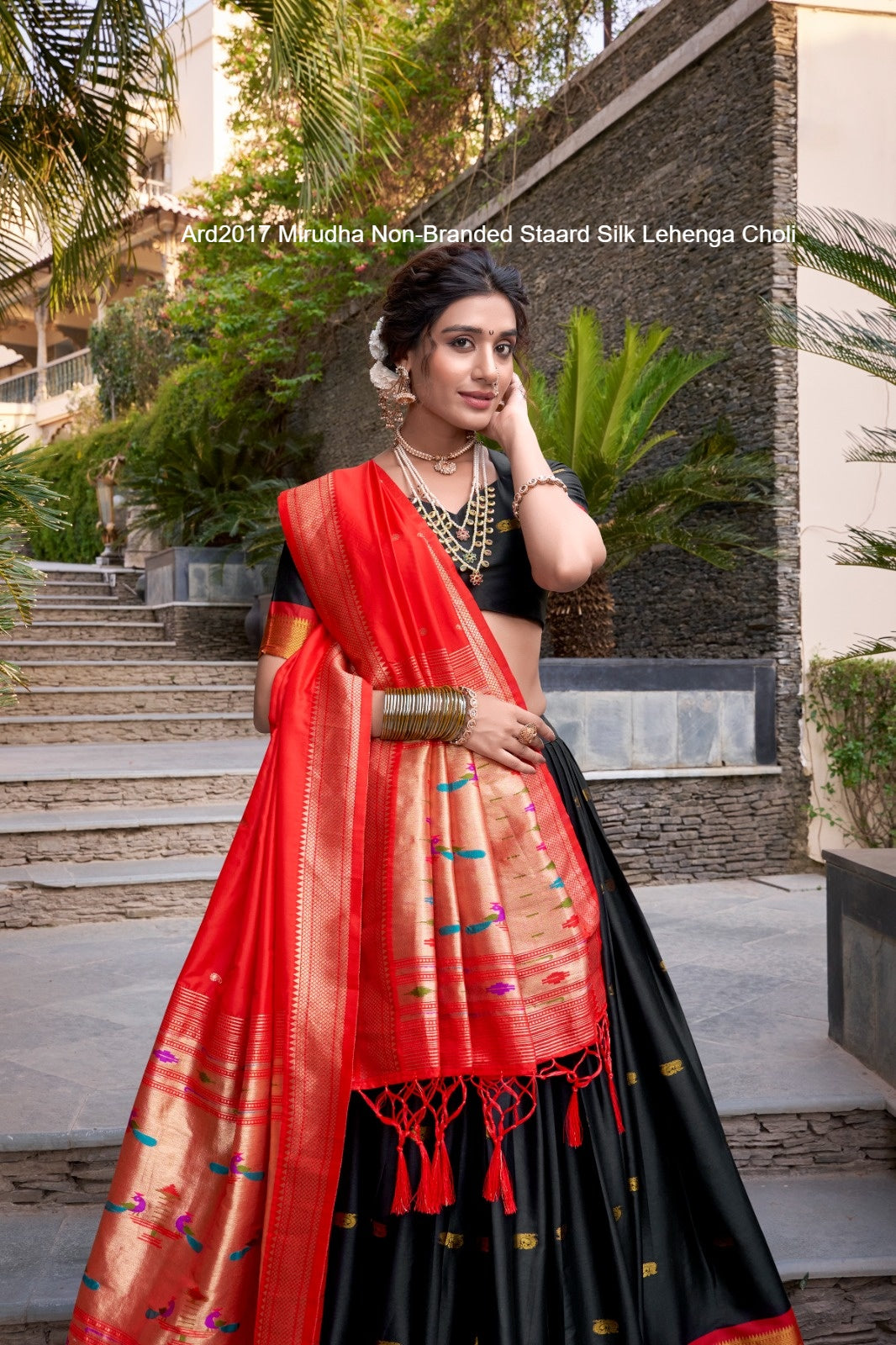Ard2017 Mirudha Non-Branded Staard Silk Lehenga Choli