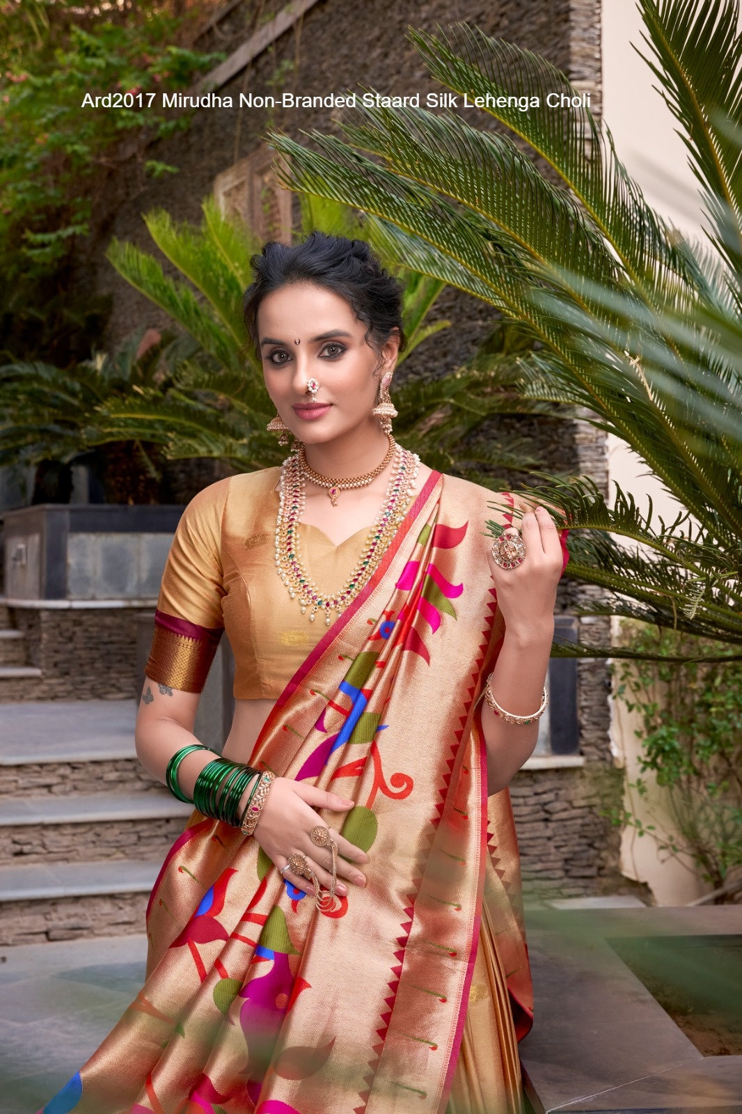 Ard2017 Mirudha Non-Branded Staard Silk Lehenga Choli