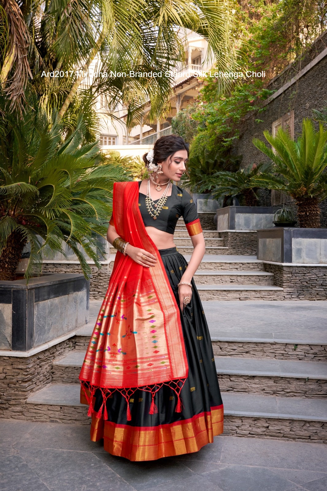 Ard2017 Mirudha Non-Branded Staard Silk Lehenga Choli