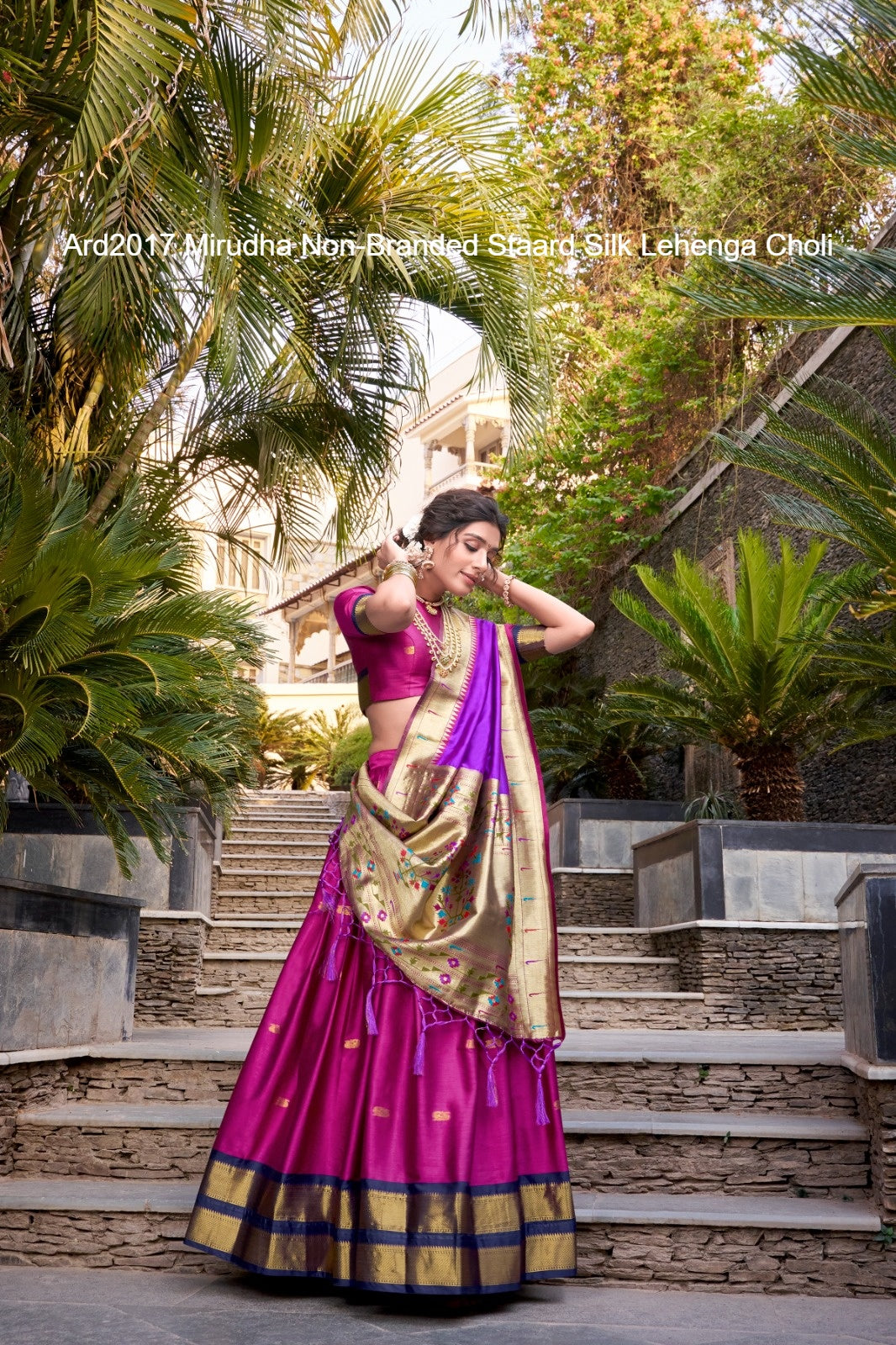 Ard2017 Mirudha Non-Branded Staard Silk Lehenga Choli