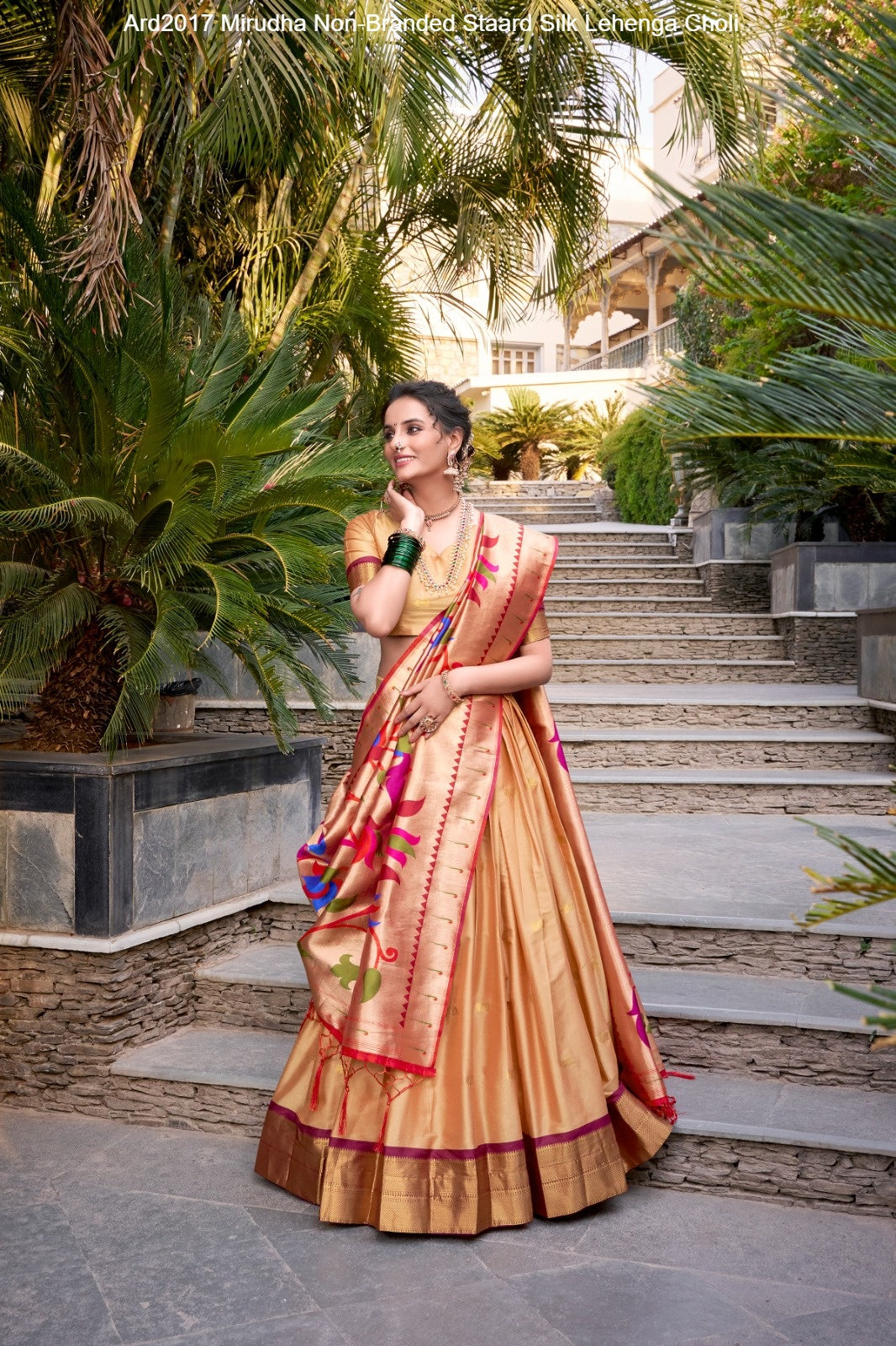 Ard2017 Mirudha Non-Branded Staard Silk Lehenga Choli