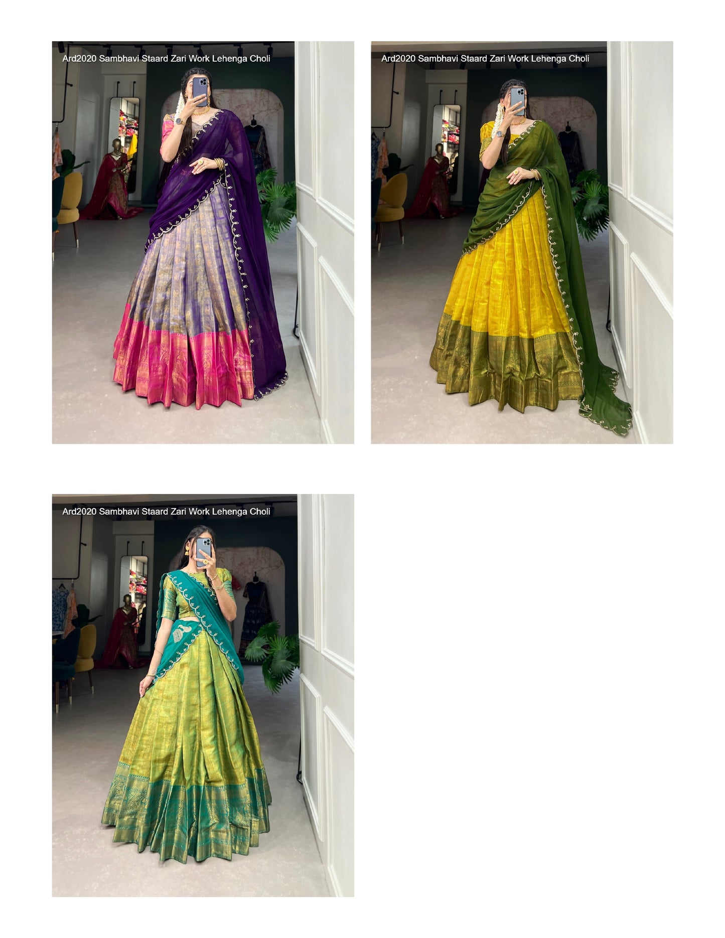 Ard2020 Sambhavi Staard Zari Work Lehenga Choli