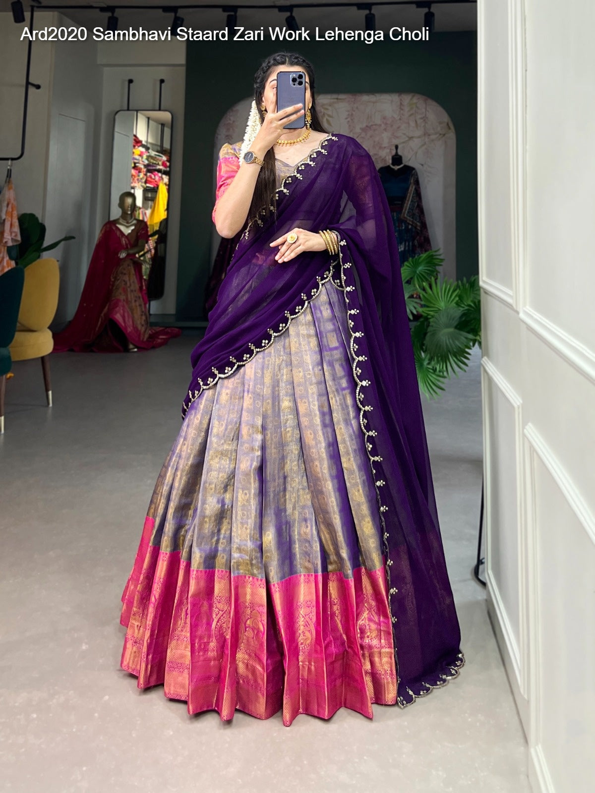 Ard2020 Sambhavi Staard Zari Work Lehenga Choli