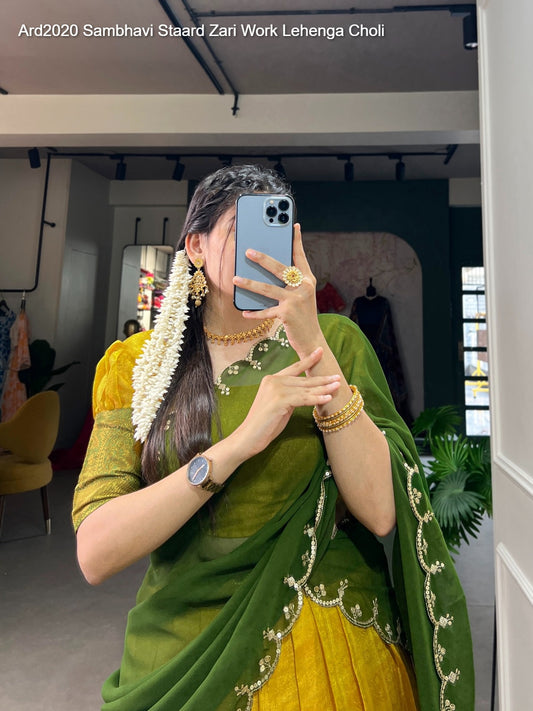 Ard2020 Sambhavi Staard Zari Work Lehenga Choli