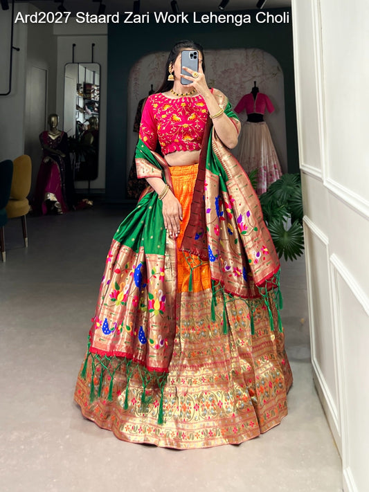 Ard2027 Staard Zari Work Lehenga Choli