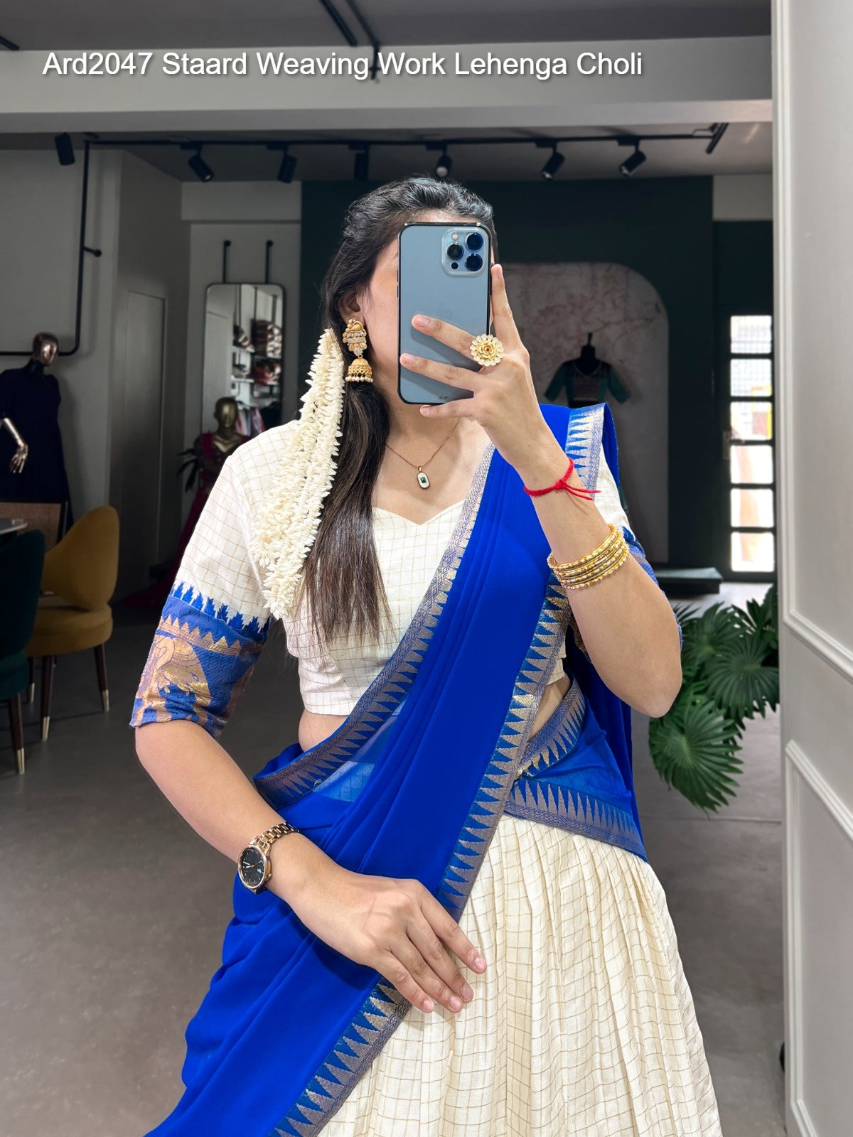 Ard2047 Staard Weaving Work Lehenga Choli