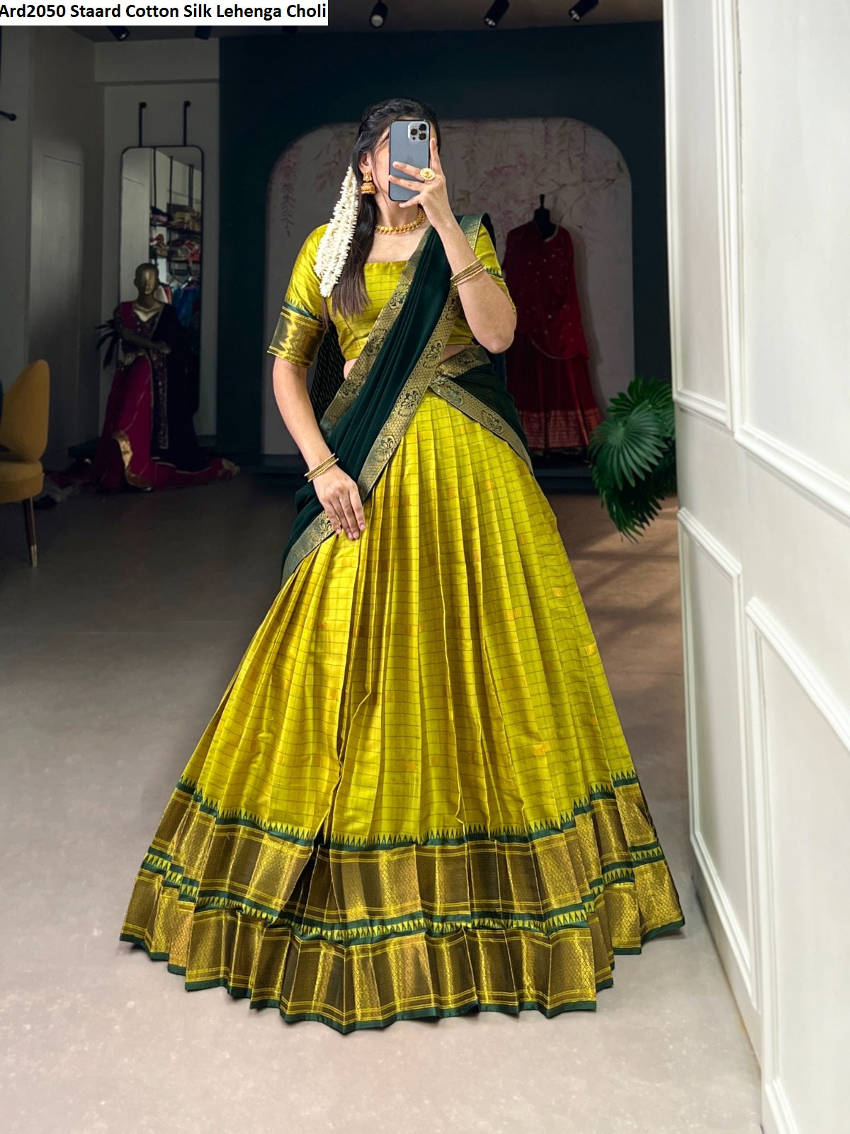 Ard2050 Staard Cotton Silk Lehenga Choli