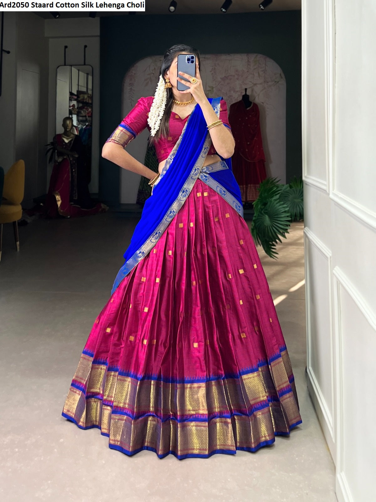 Ard2050 Staard Cotton Silk Lehenga Choli