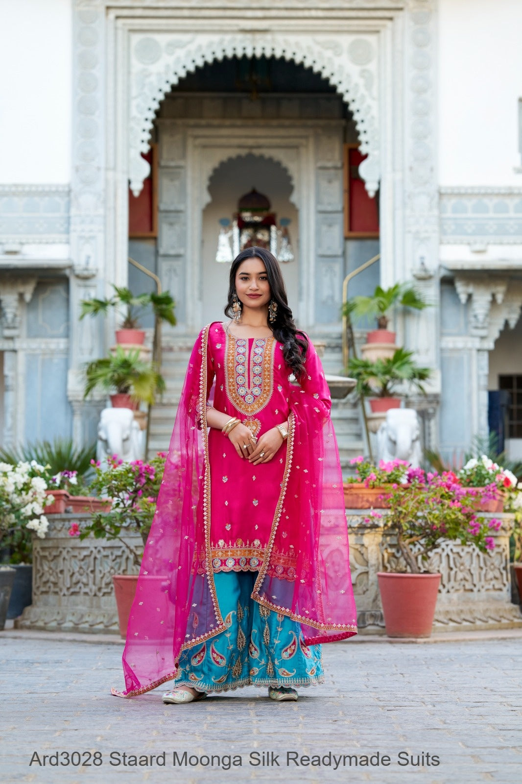 Ard3028 Staard Moonga Silk Readymade Suits