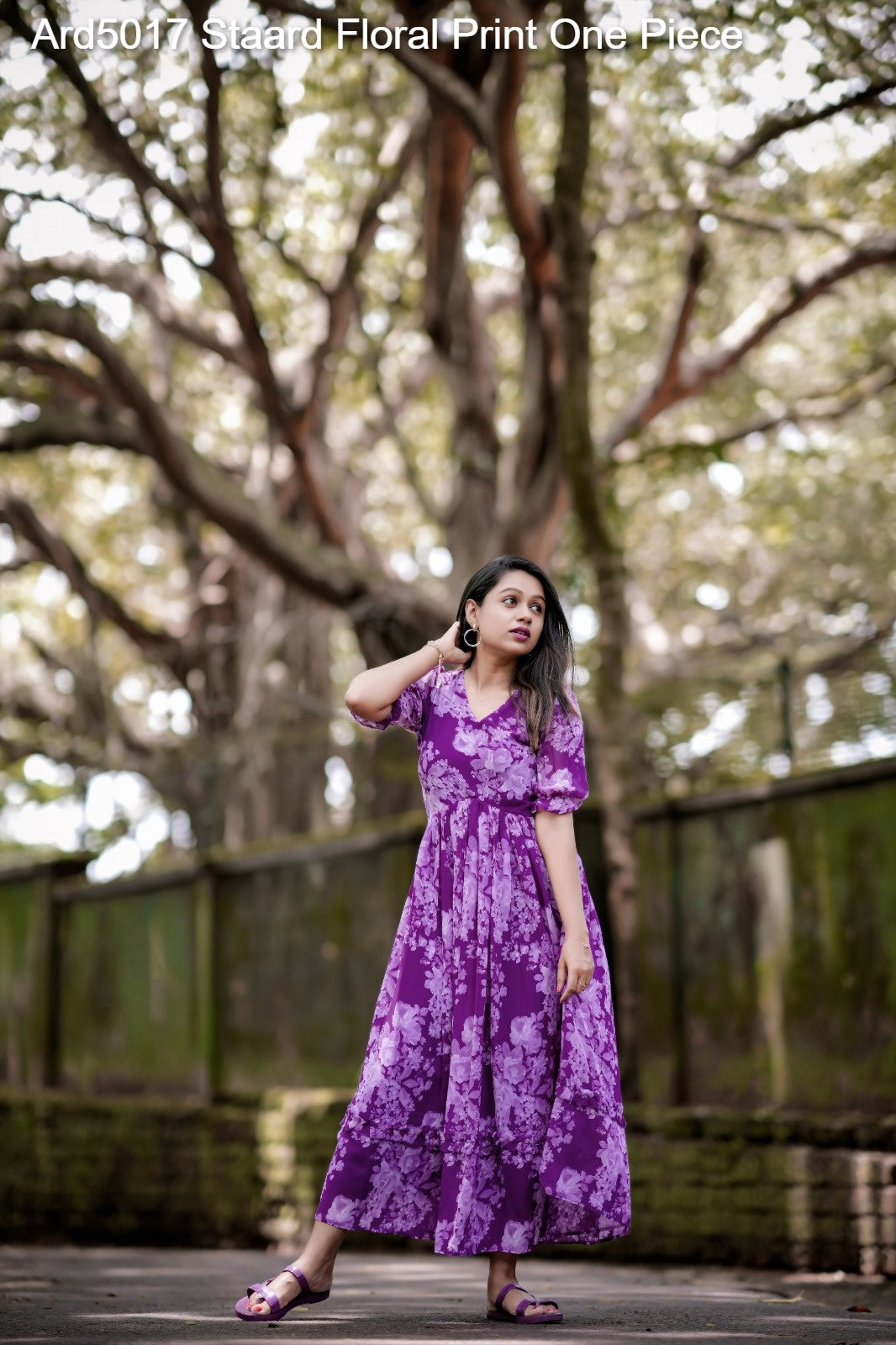 Ard5017 Staard Floral Print One Piece