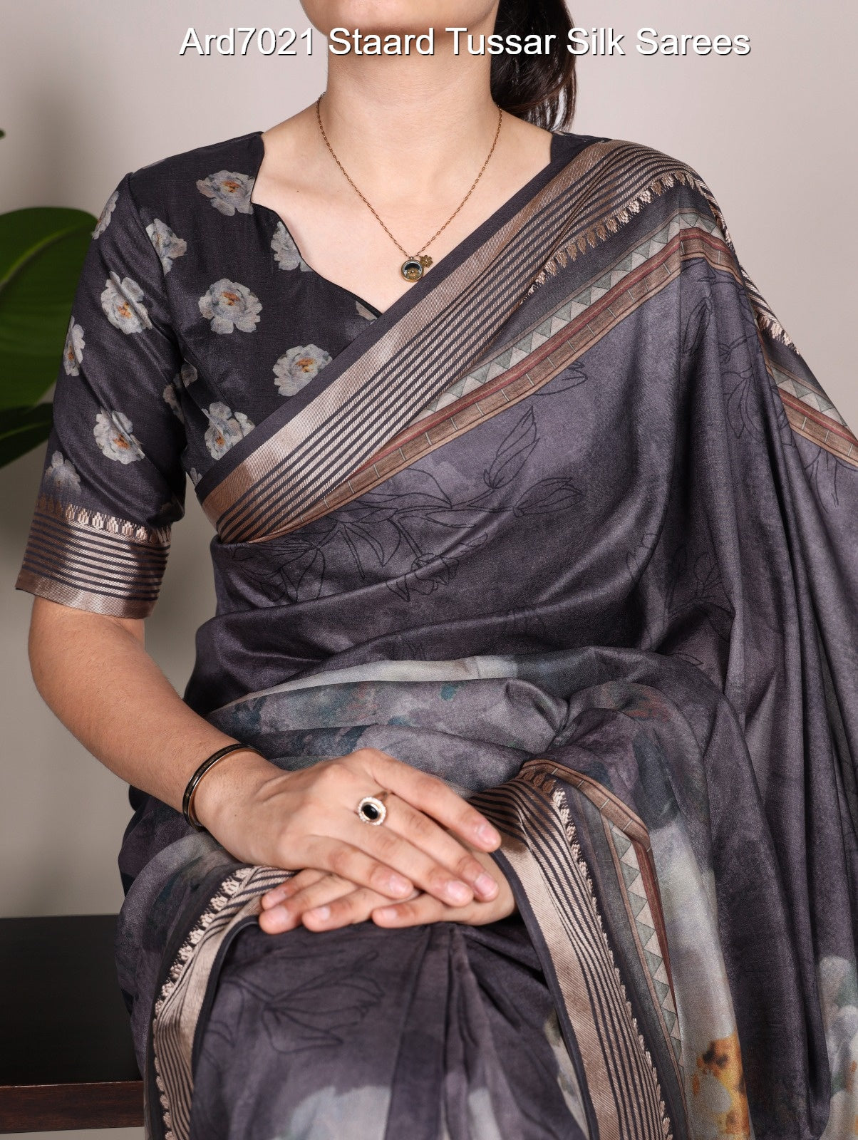 Ard7021 Staard Tussar Silk Sarees