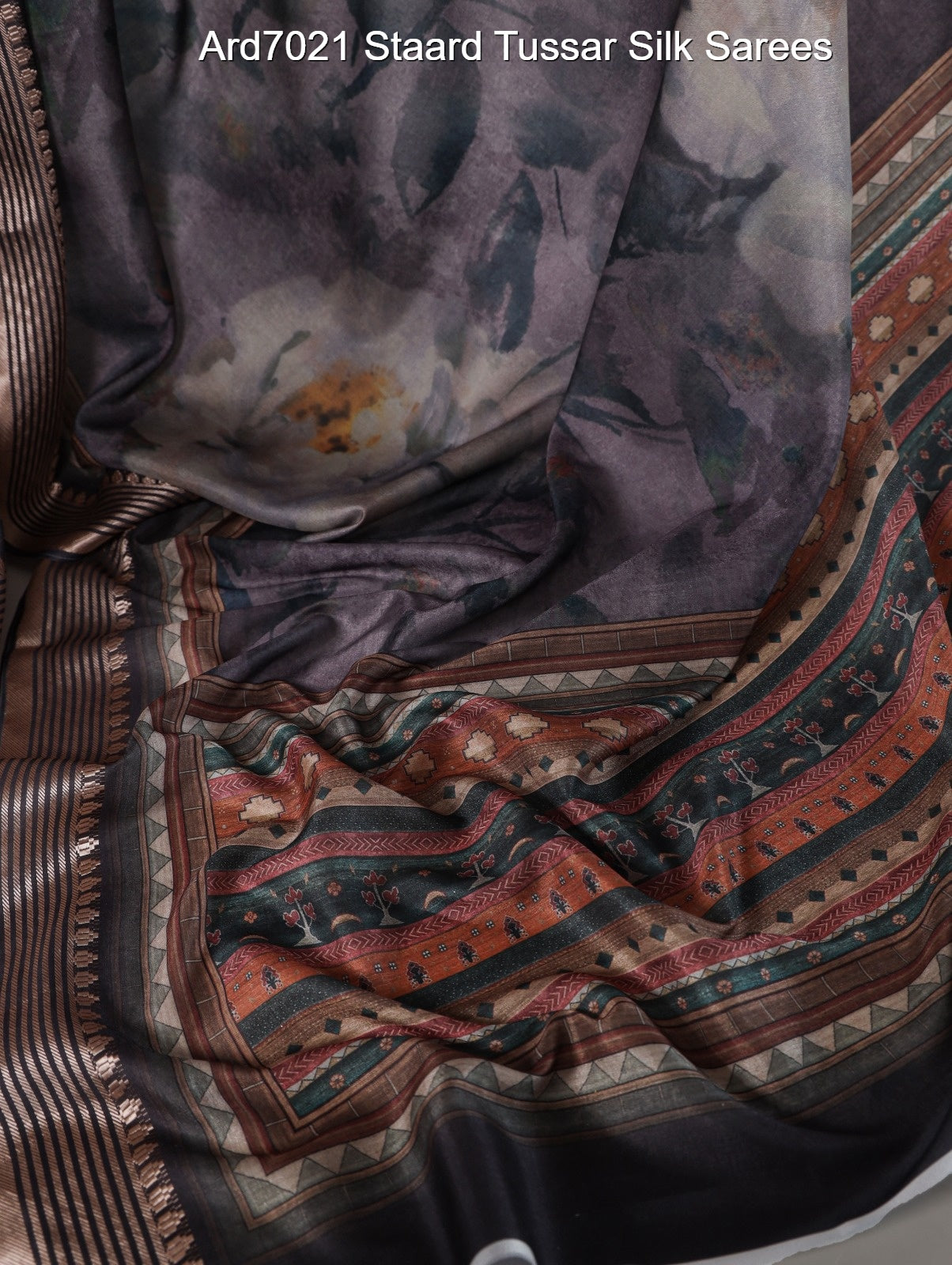 Ard7021 Staard Tussar Silk Sarees