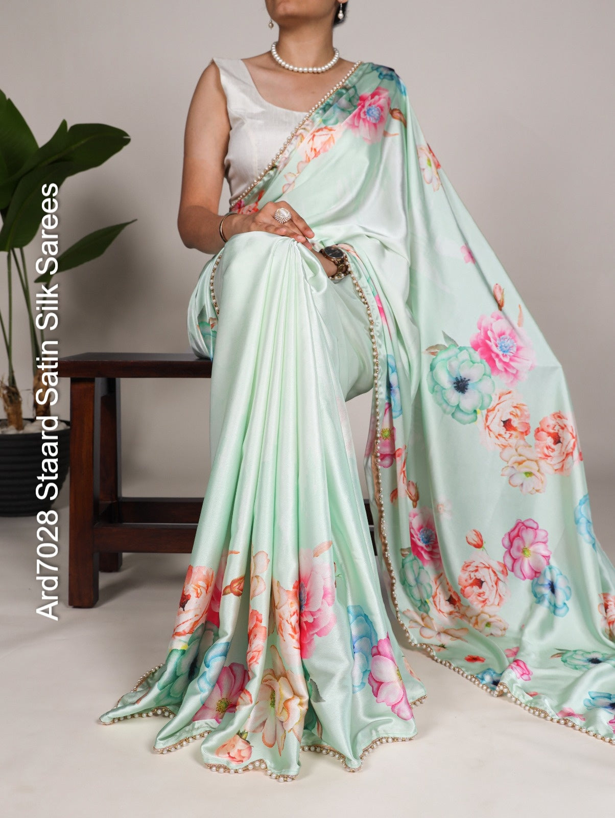 Ard7028 Staard Satin Silk Sarees