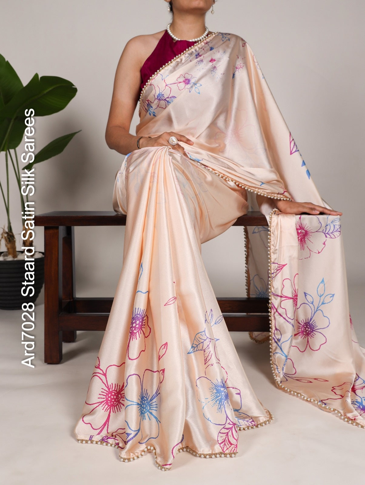 Ard7028 Staard Satin Silk Sarees