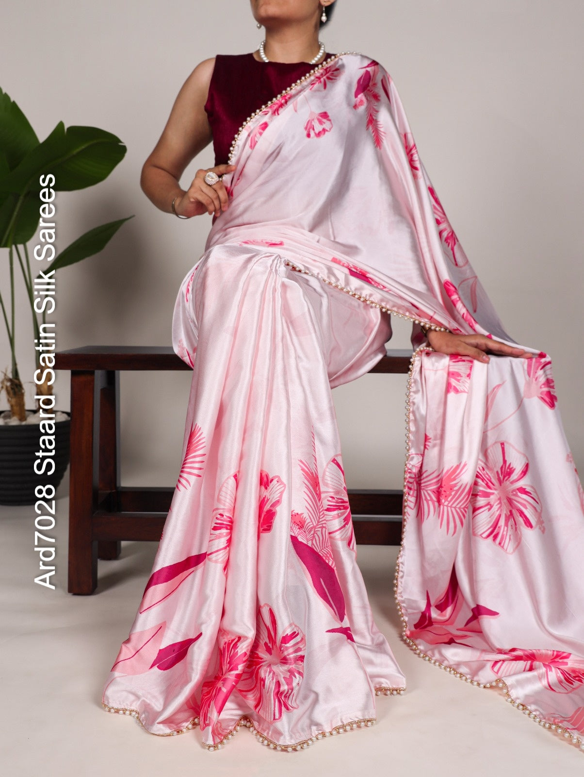 Ard7028 Staard Satin Silk Sarees