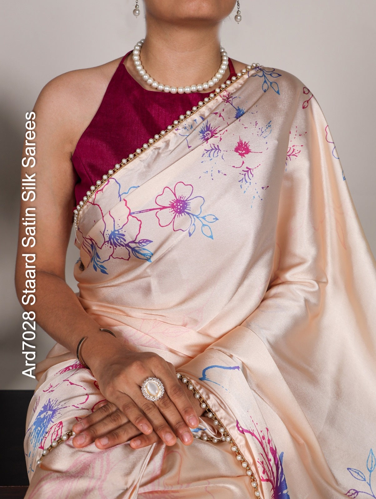 Ard7028 Staard Satin Silk Sarees