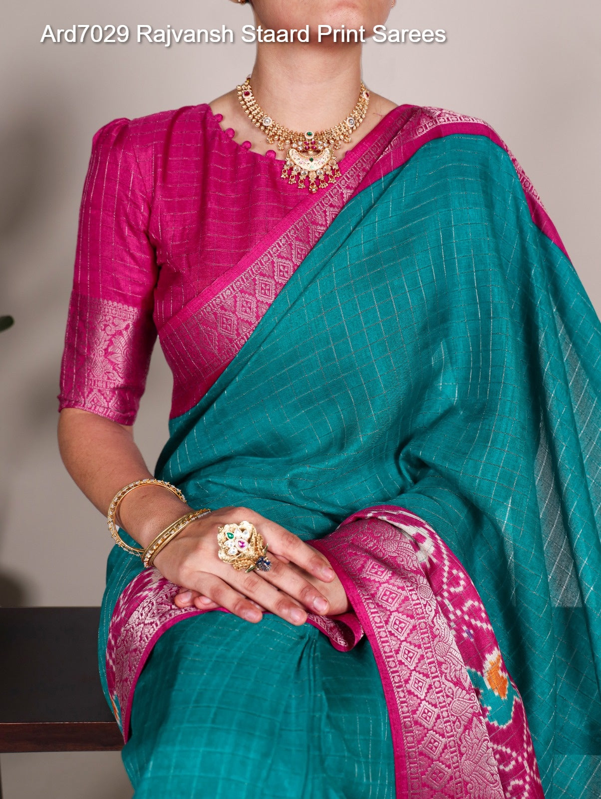 Ard7029 Rajvansh Staard Print Sarees