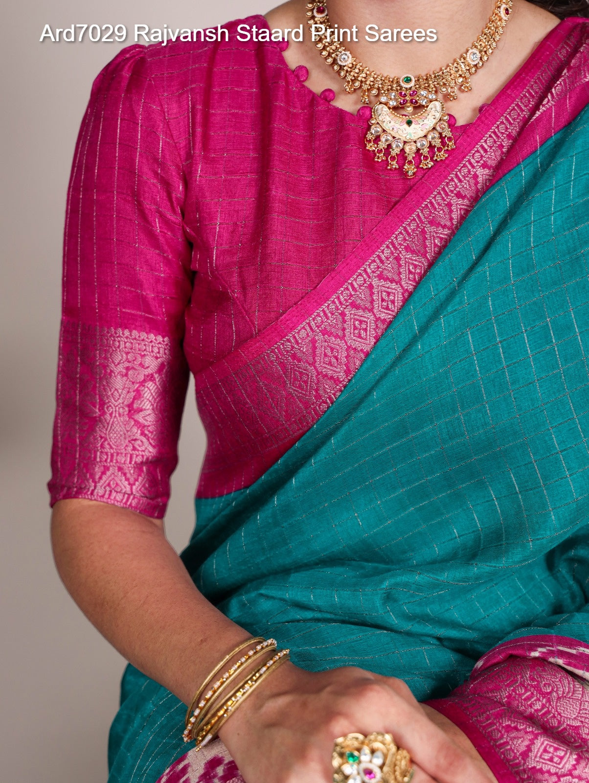 Ard7029 Rajvansh Staard Print Sarees