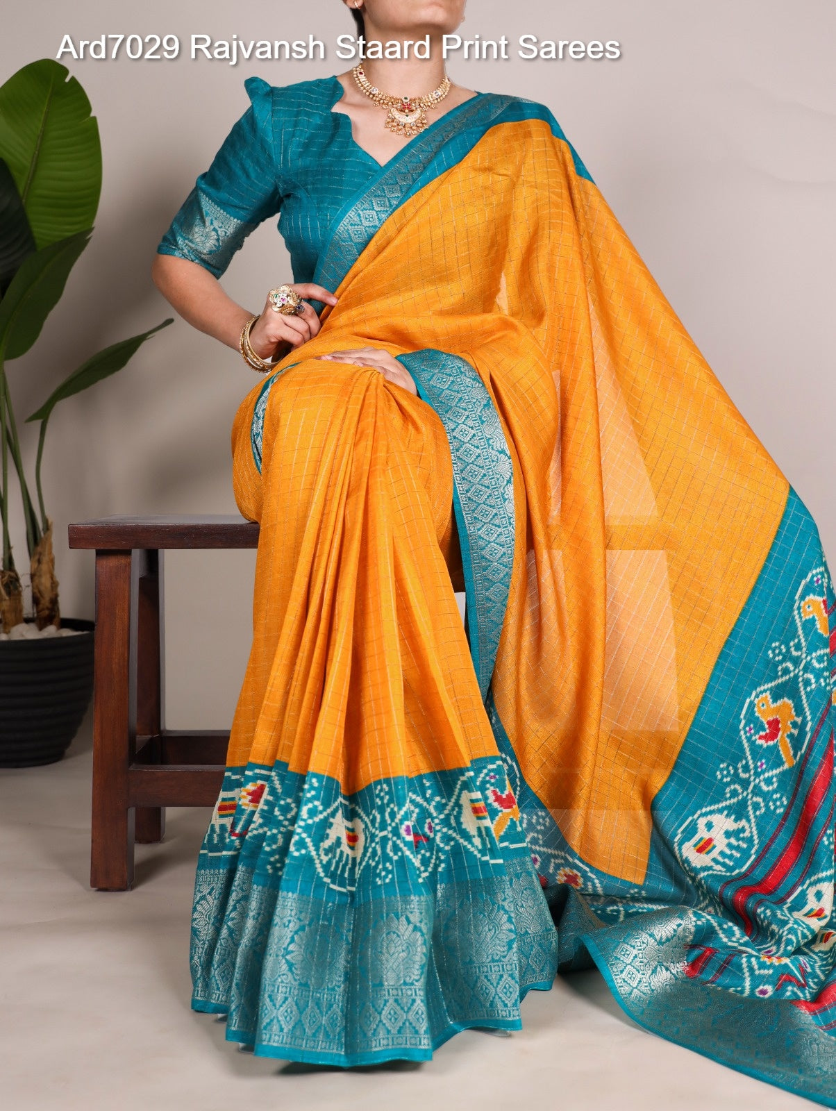 Ard7029 Rajvansh Staard Print Sarees