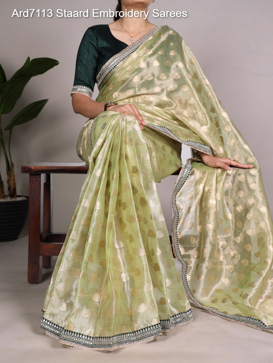 Ard7113 Staard Embroidery Sarees
