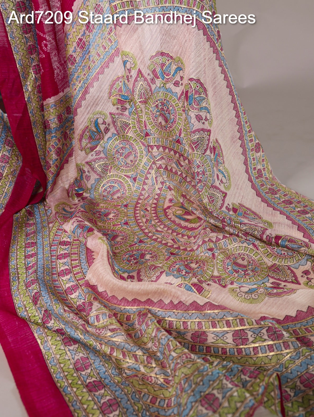 Ard7209 Staard Bandhej Sarees