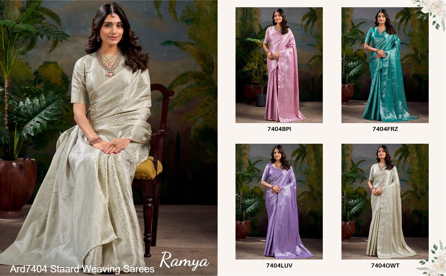 Ard7404 Staard Weaving Sarees