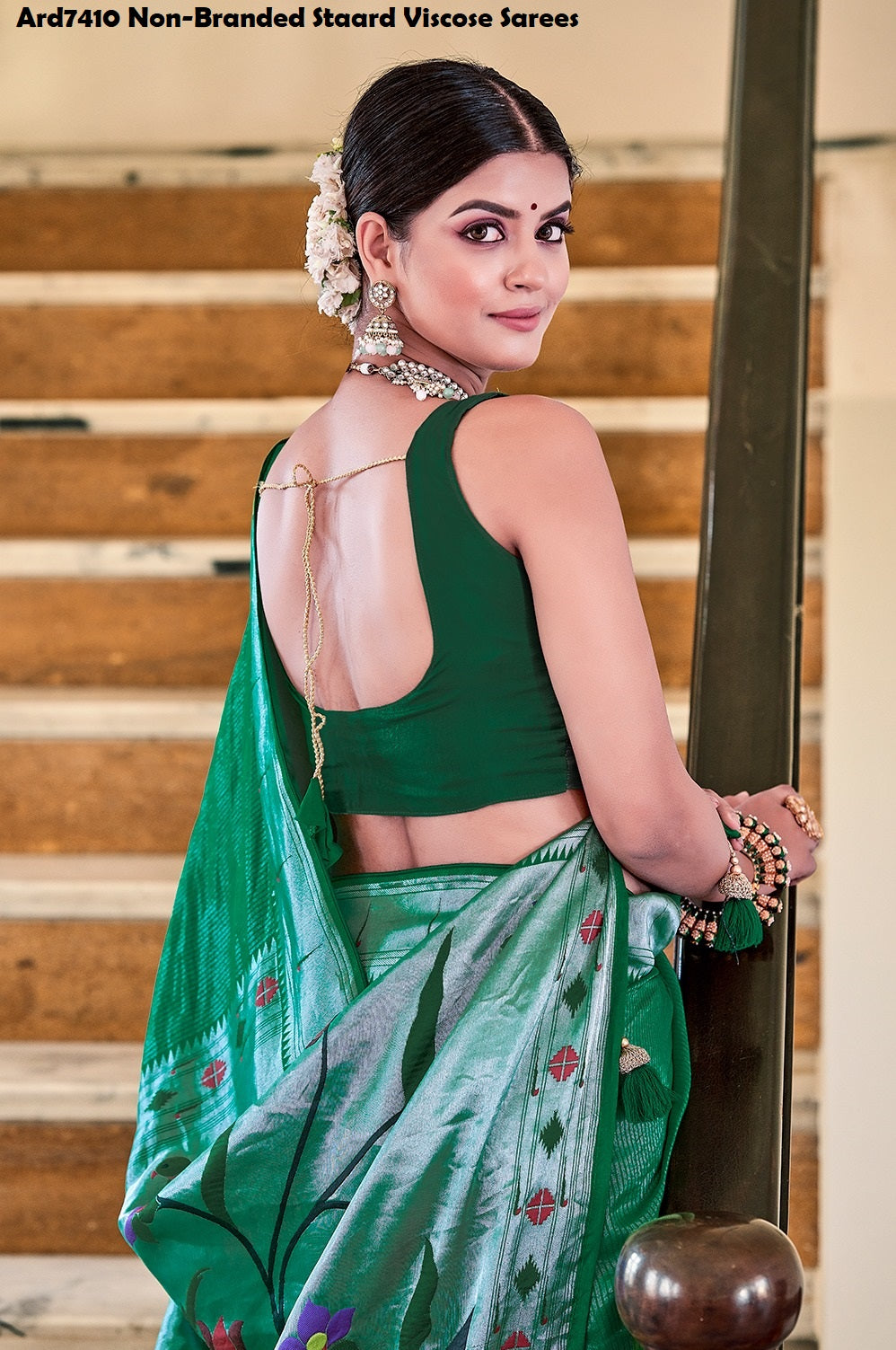 Ard7410 Non-Branded Staard Viscose Sarees