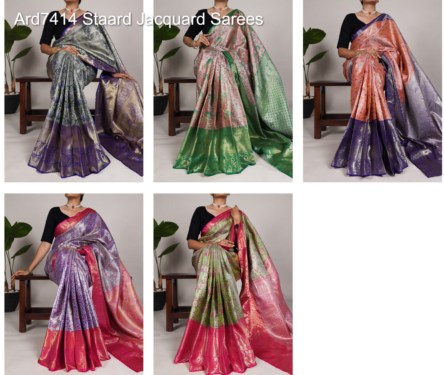 Ard7414 Staard Jacquard Sarees