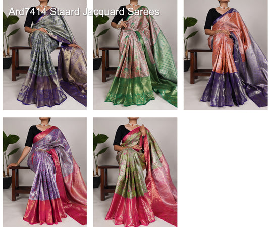 Ard7414 Staard Jacquard Sarees