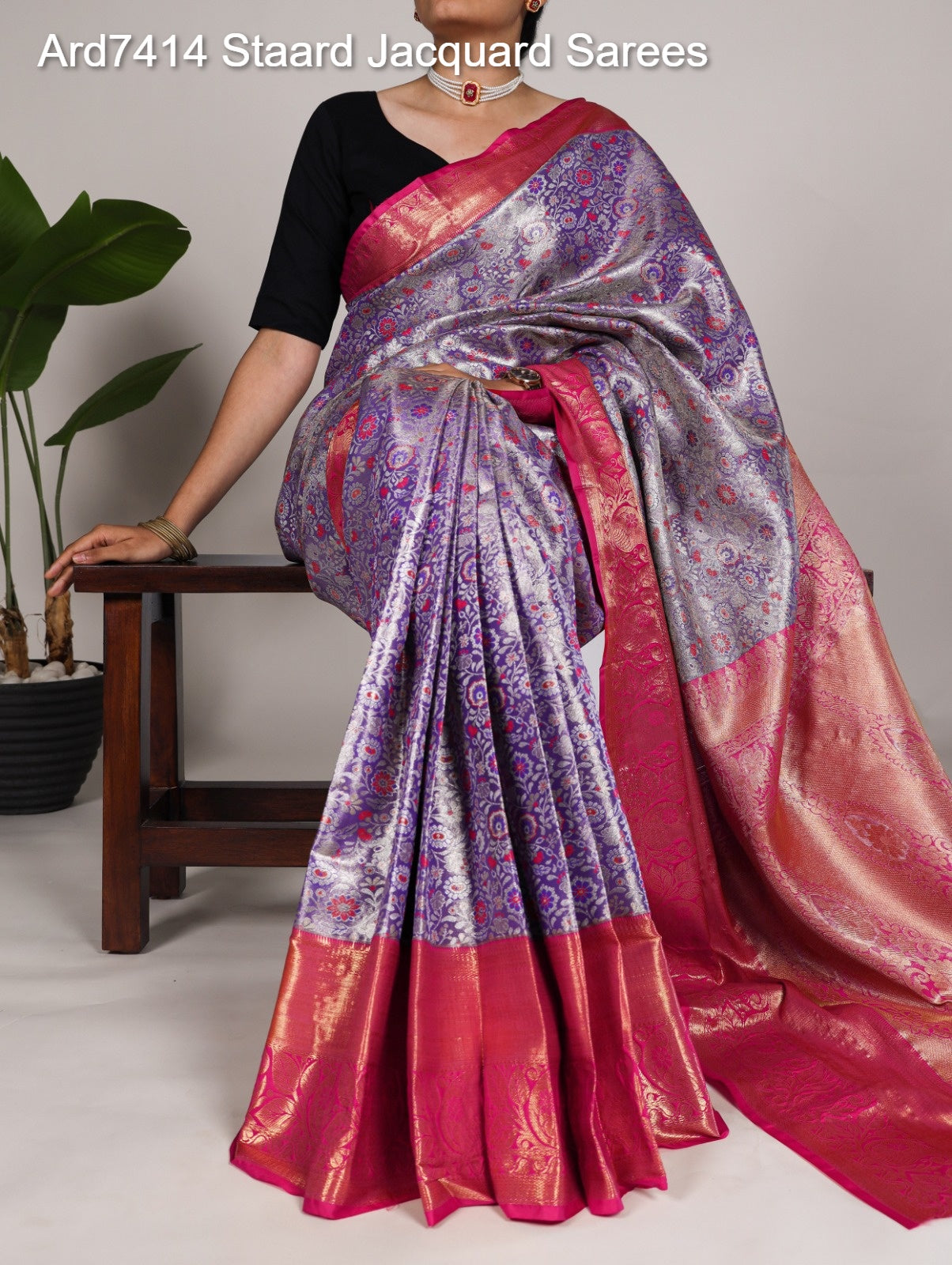 Ard7414 Staard Jacquard Sarees
