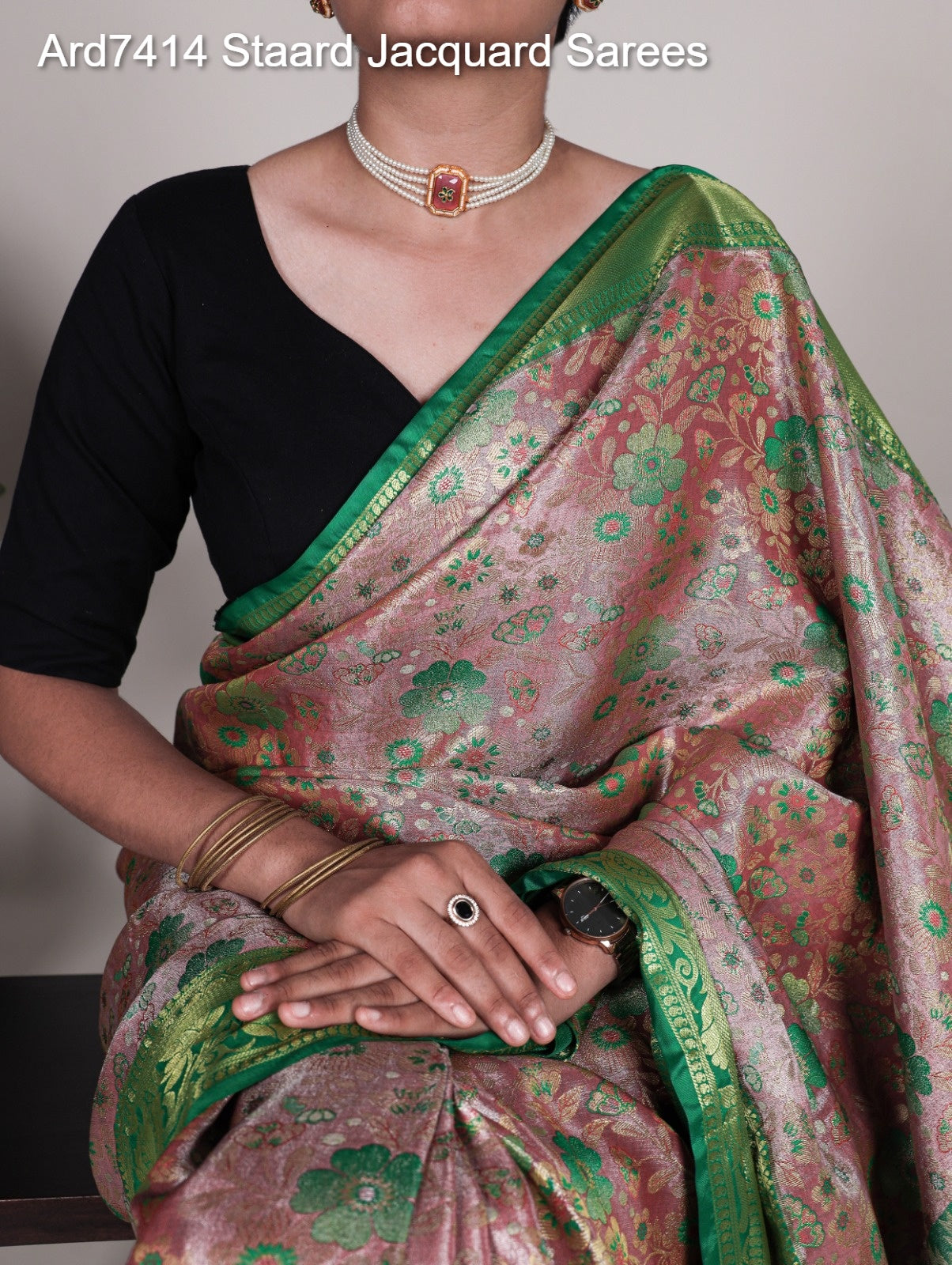 Ard7414 Staard Jacquard Sarees