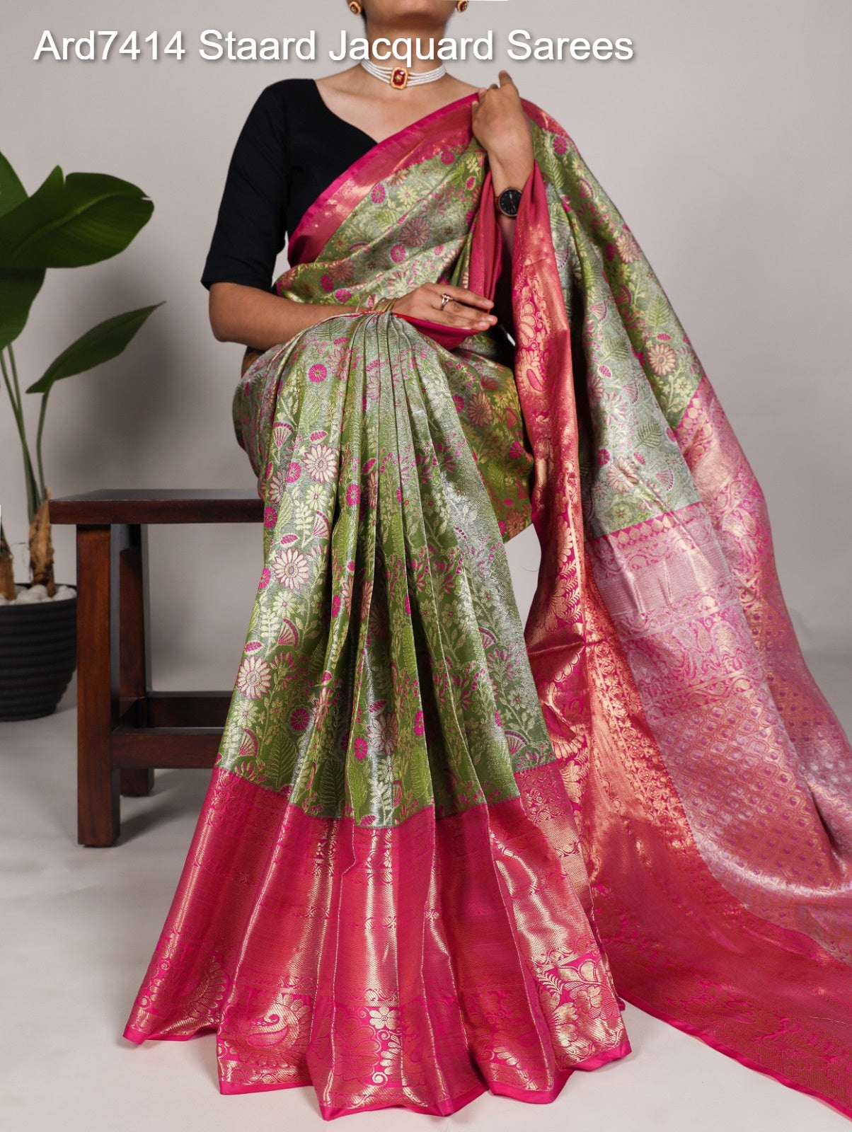 Ard7414 Staard Jacquard Sarees