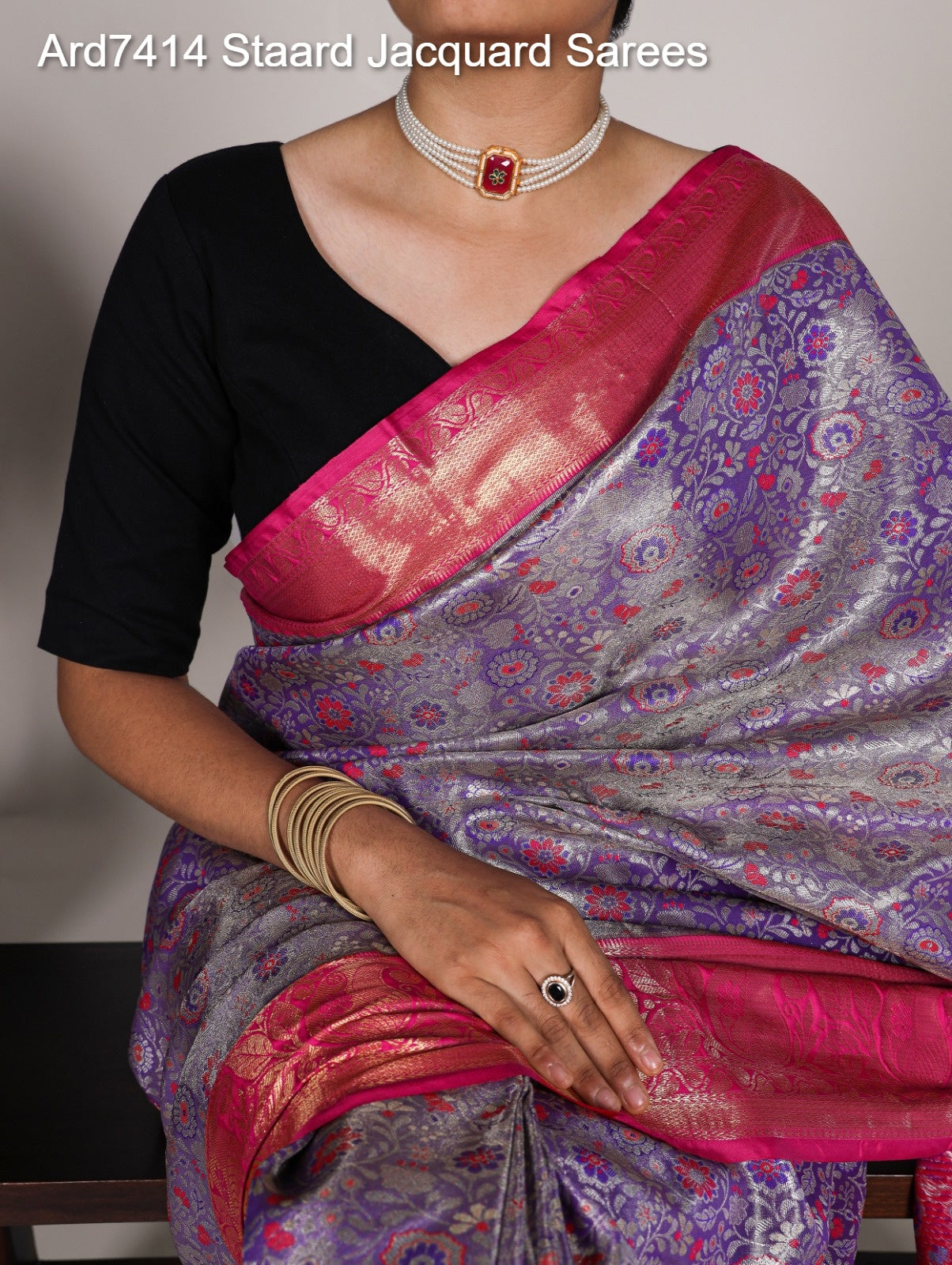 Ard7414 Staard Jacquard Sarees