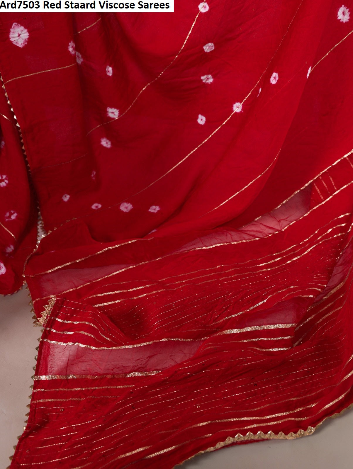Ard7503 Red Staard Viscose Sarees