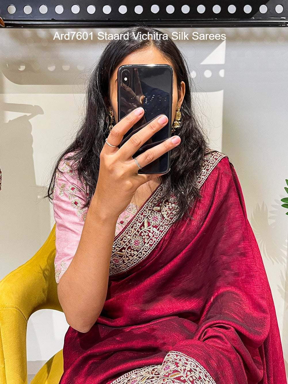 Ard7601 Staard Vichitra Silk Sarees