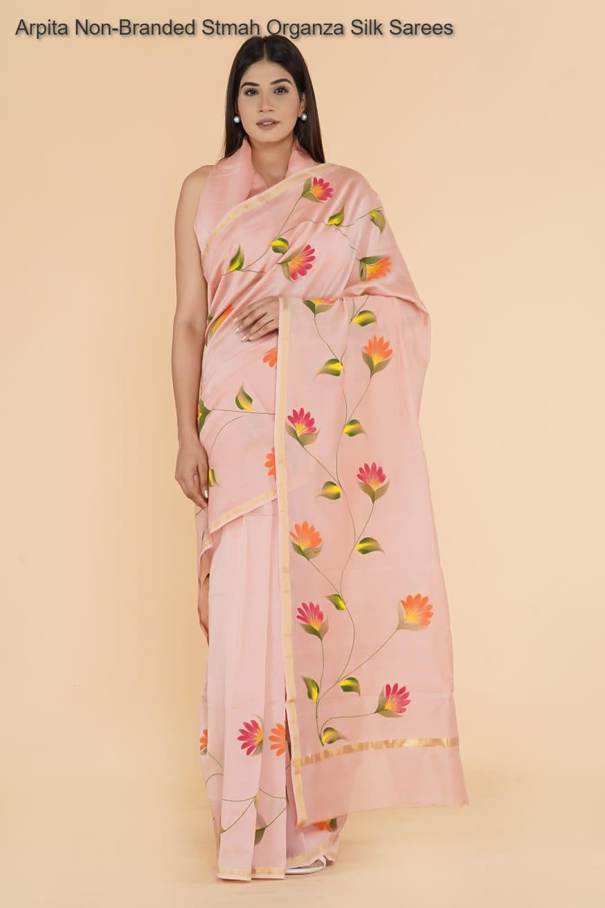Arpita Non-Branded Stmah Organza Silk Sarees