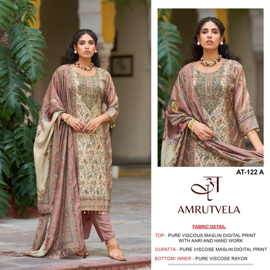 At-122 A Amrutvela Printed Pakistani Salwar Suits
