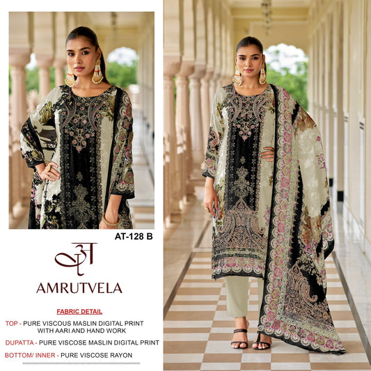 At-128 B Amrutvela Printed Pakistani Salwar Suits