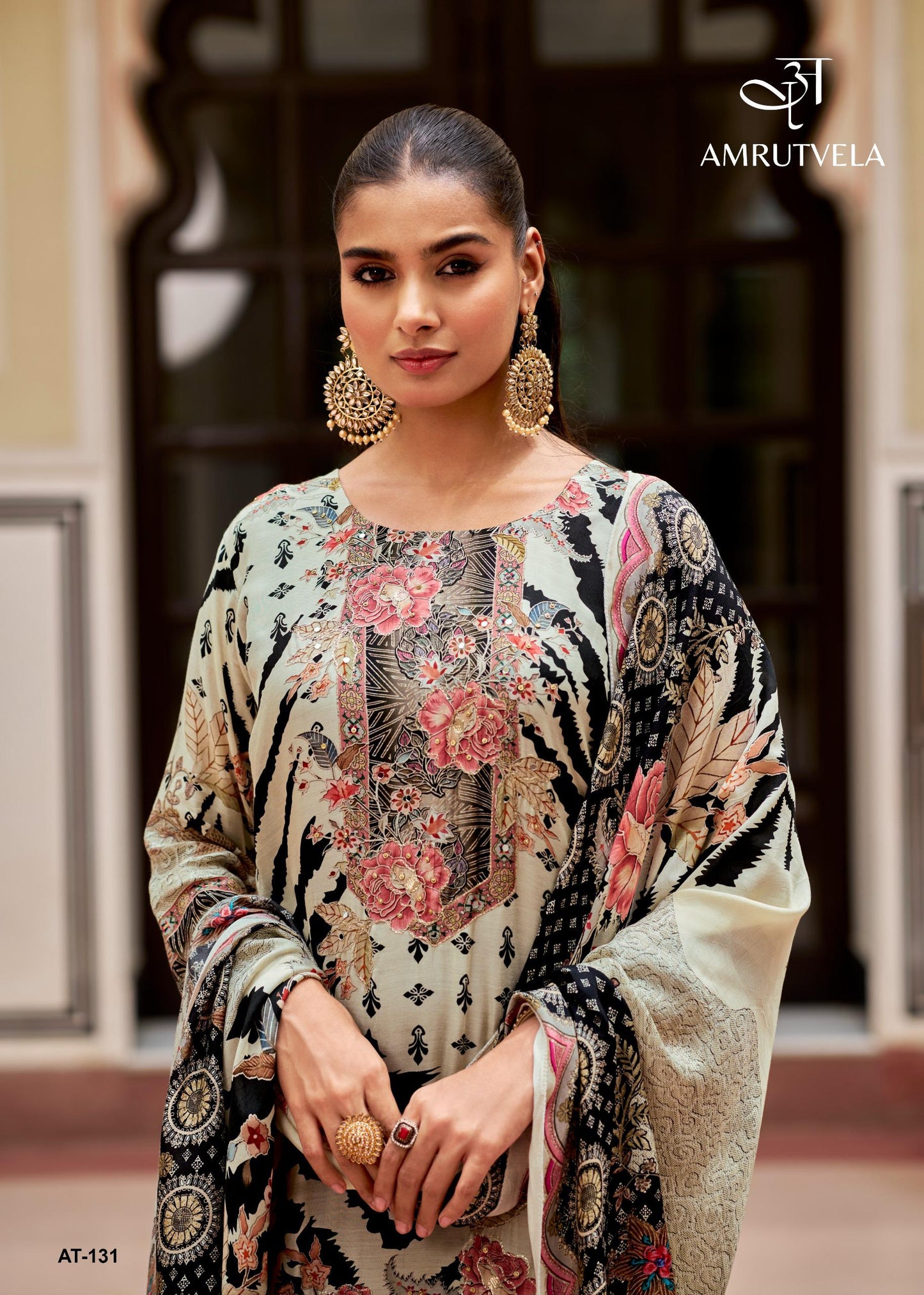 At-131-A Amrutvela Pure Viscose Pakistani Salwar Suits