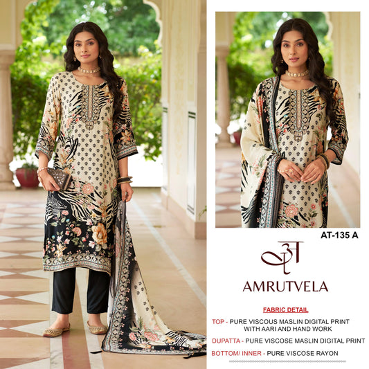 At-135 A Amrutvela Printed Pakistani Salwar Suits