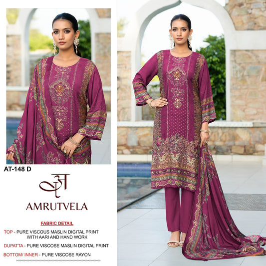 At-148 D Amrutvela Printed Pakistani Salwar Suits
