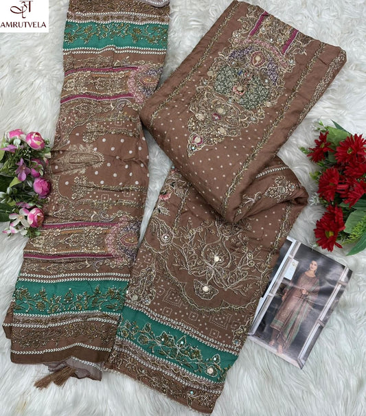 At-173-C Amrutvela Pure Viscose Pakistani Salwar Suits
