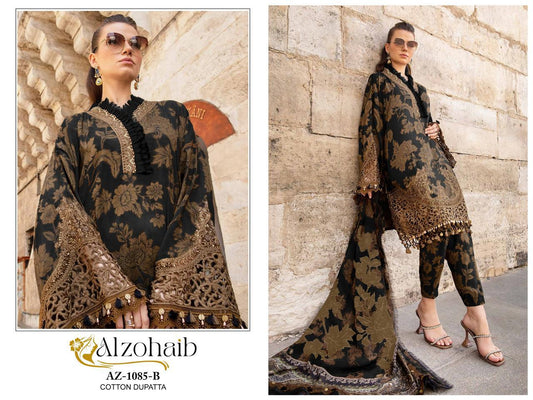 Az-1085B Al Zohaib Pure Cotton Pakistani Salwar Suits