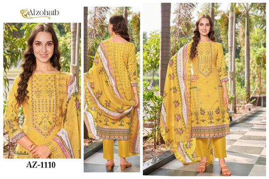 Az-1110 Al Zohaib Emboridery Pakistani Salwar Suits