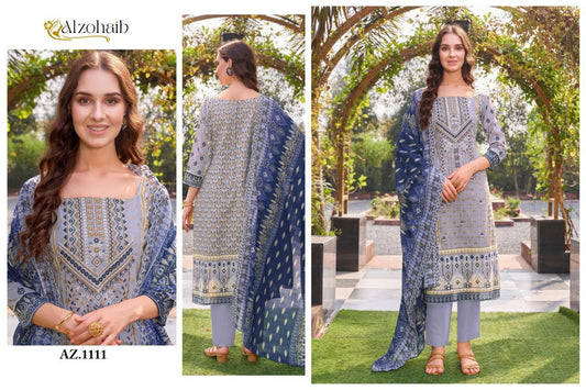 Az-1111 Al Zohaib Emboridery Pakistani Salwar Suits