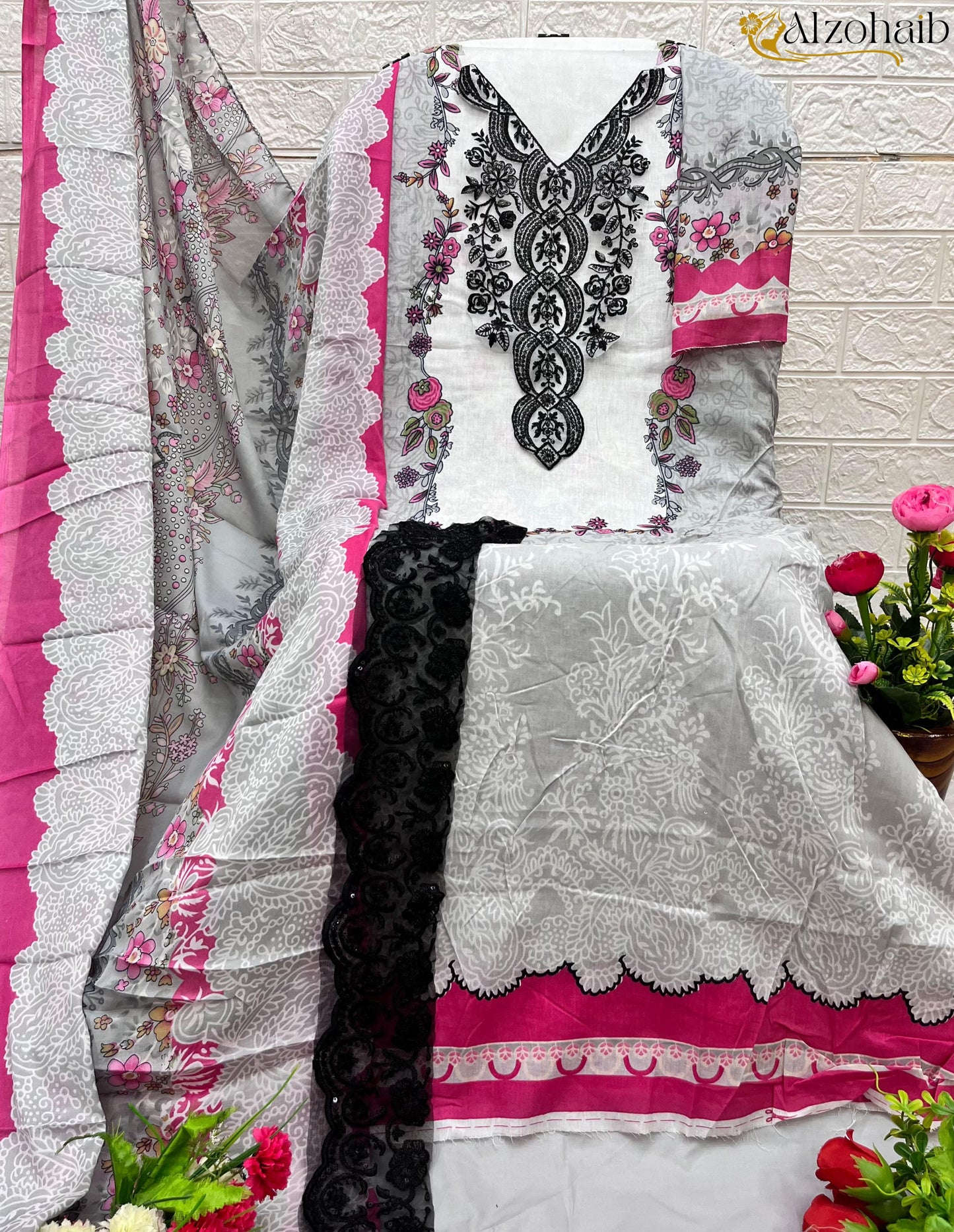 Az-1131 Al Zohaib Print Pakistani Salwar Suits