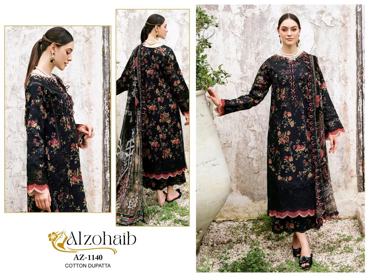 Az-1140 Al Zohaib Print Karachi Unstitched Suits