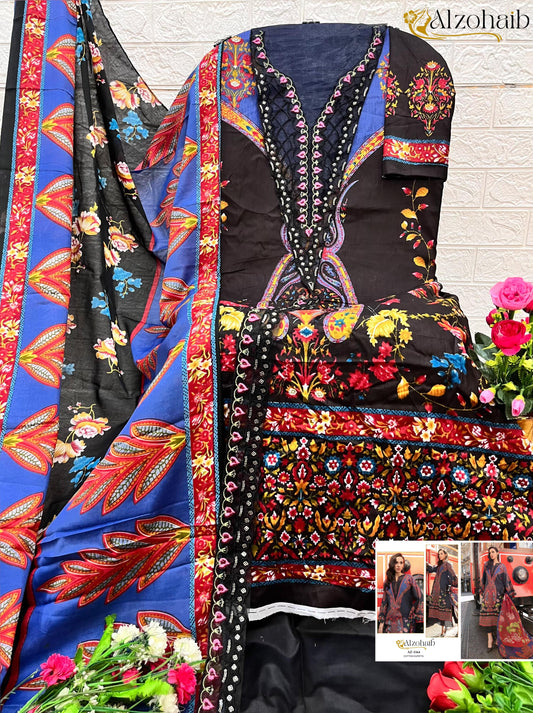 Az-1164 Al Zohaib Print Pakistani Salwar Suits