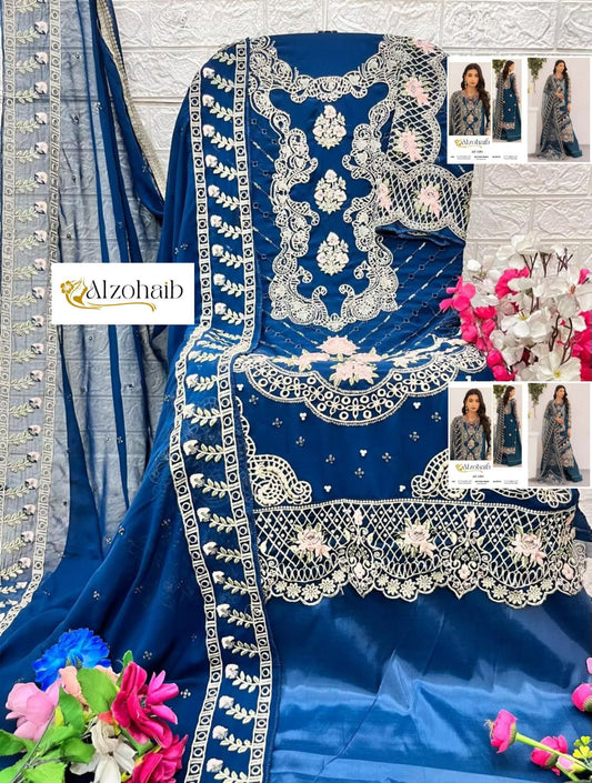 Az-1201 Al Zohaib Georgette Pakistani Salwar Suits