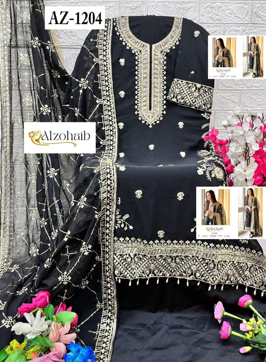 Az-1204 Al Zohaib Embroidery Pakistani Salwar Suits